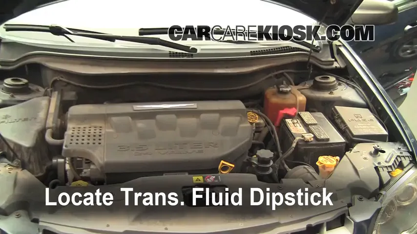 2004 Chrysler Pacifica 3.5L V6 Transmission Fluid Add Fluid